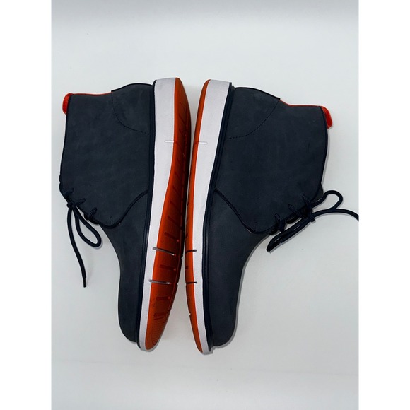 SWIMS Chukka Boots Ankle Casual Comfort Navy Blue Orange Accent‎ Mens Size 7 main image 6